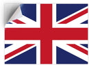 1 x A4 Union Jack Sticker