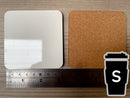 8cm MDF Blank Sublimation Small Square Coasters