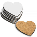 MDF Blank Sublimation Heart Coasters