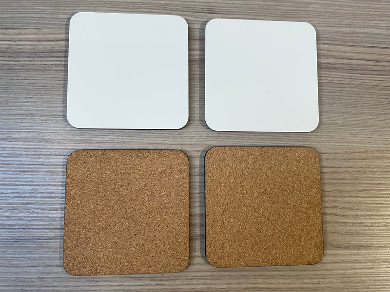 9cm MDF Blank Sublimation Square Coasters
